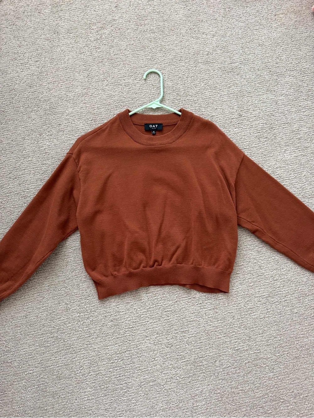 Oat New York Rust Crewneck Sweater